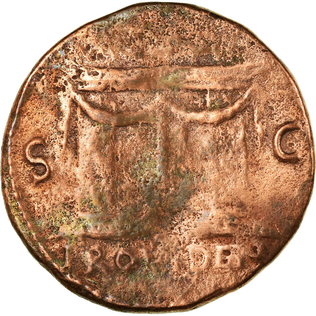Monnaie, Vespasien, As, 77-78, Lyon - Lugdunum, TB, Bronze, RIC:1235
