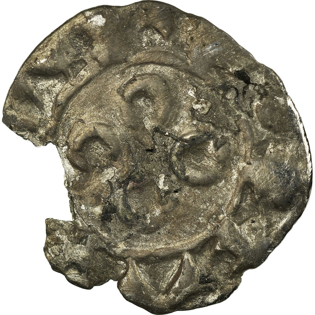 Moneta, Francia, Languedoc, Anonymous, Denarius, MB, Biglione, Boudeau:753