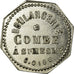 Moneta, Francia, Boulangerie COMBE, Sainte-Ménéhould, 2-1/2 Centimes, SPL