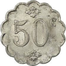 Münze, Frankreich, Maison PEUPLE, Penhoët, Saint-Nazaire, 50 Centimes, SS