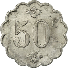 Moneta, Francja, Maison PEUPLE, Penhoët, Saint-Nazaire, 50 Centimes, EF(40-45)