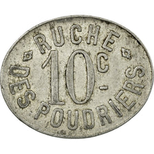 Münze, Frankreich, Ruche des Poudriers, Saint-Médard-en-Jalles, 10 Centimes
