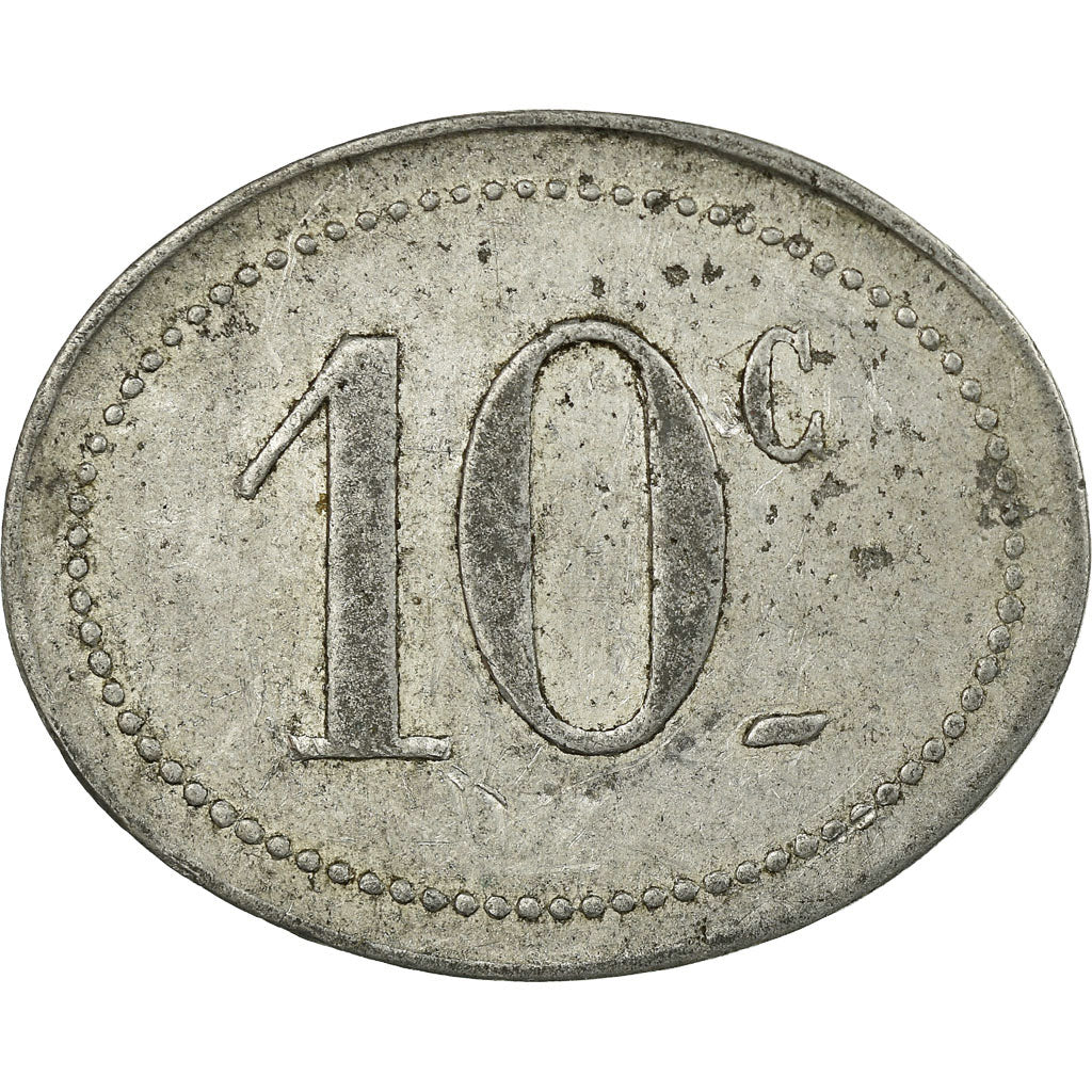 Münze, Frankreich, Ruche des Poudriers, Saint-Médard-en-Jalles, 10 Centimes