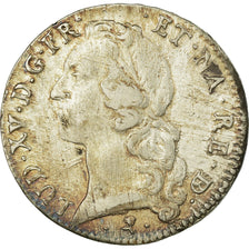 Monnaie, France, Louis XV, Écu de Béarn au bandeau, 1761, Pau, TB+, Argent