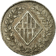 Spain, BARCELONA, Joseph (Jose) Napolean, 2-1/2 Pesetas, 1809, Barcelona