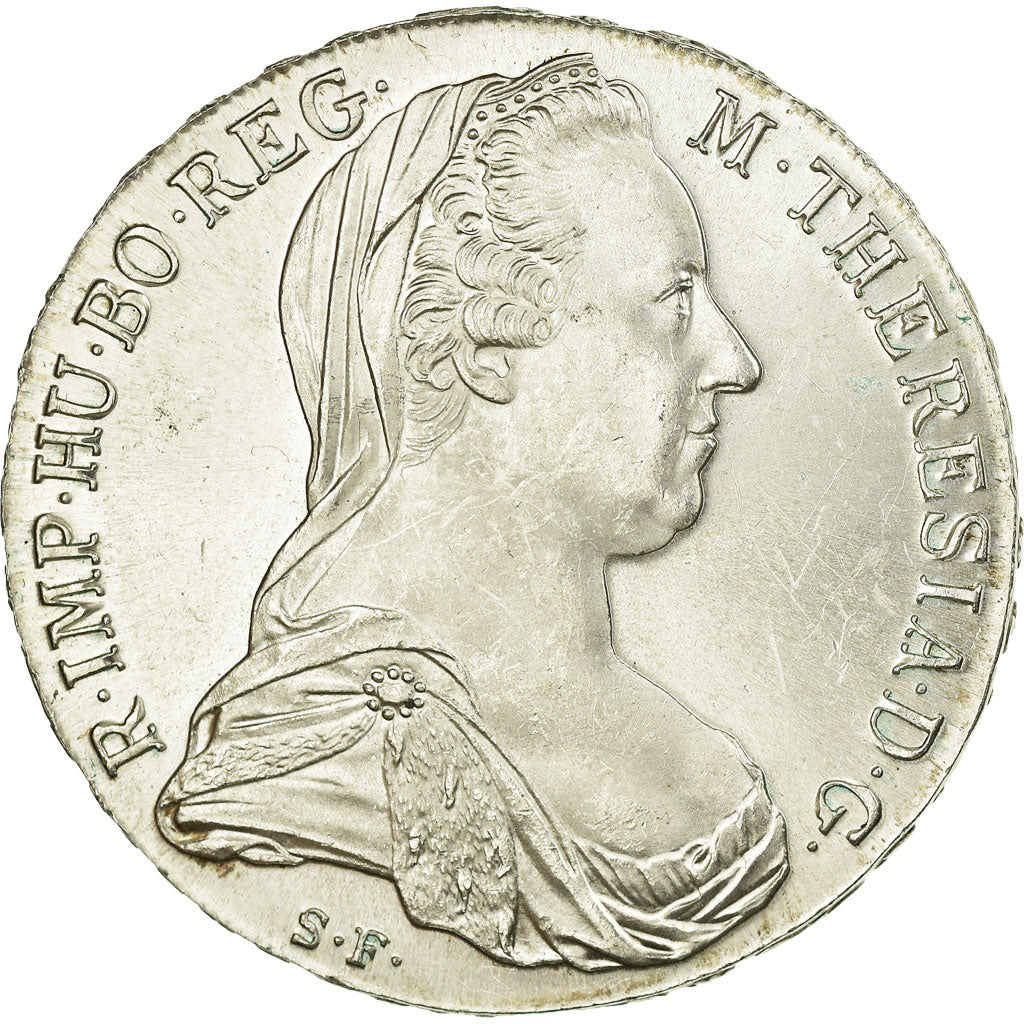 Moneda, Austria, Joseph II, Thaler, 1780, Official restrike, SC, Plata, KM:T1