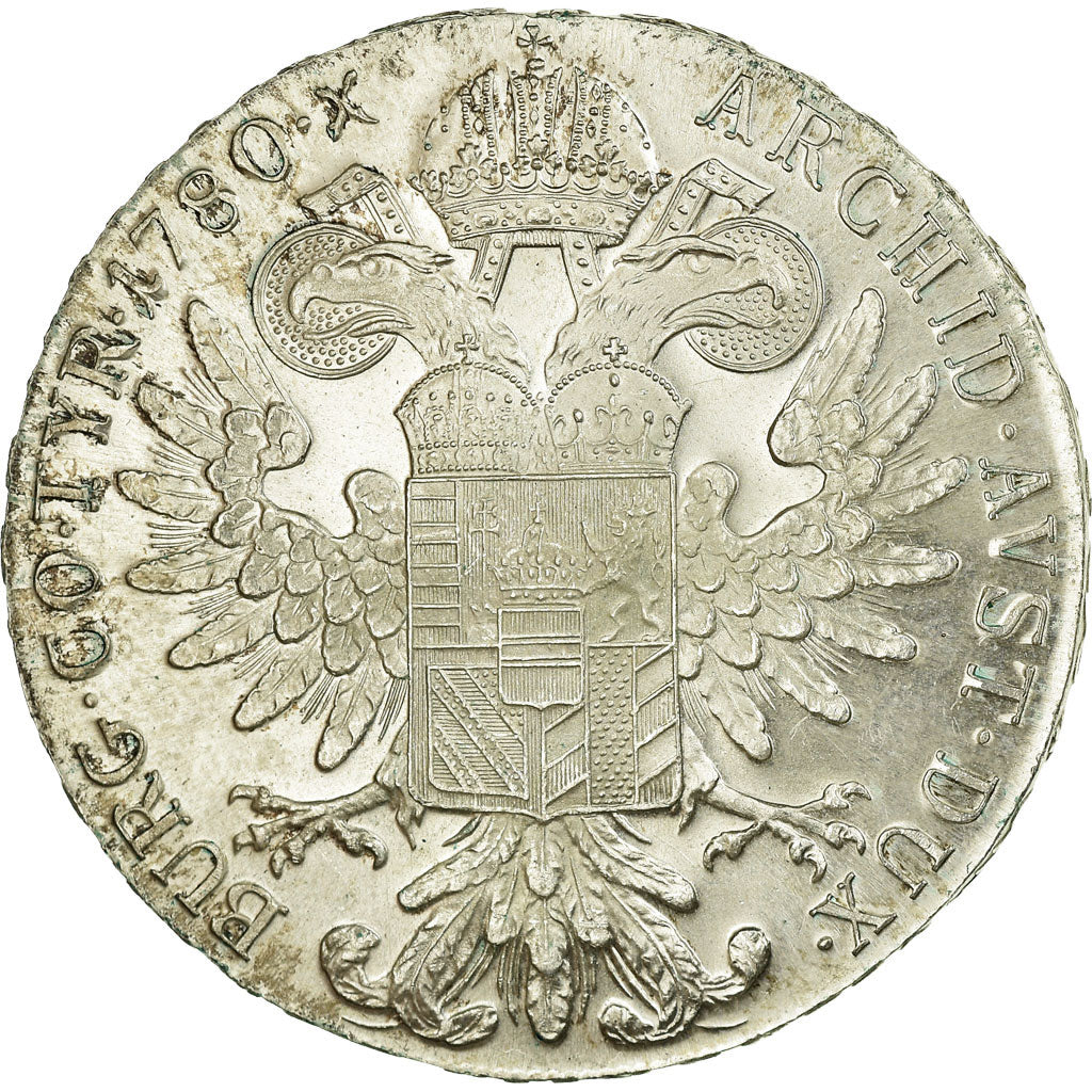 Moneda, Austria, Joseph II, Thaler, 1780, Official restrike, SC, Plata, KM:T1