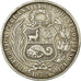 Moneta, Perù, SOUTH PERU, Sol, 1872, Lima, MB+, Argento, KM:196.3