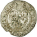 Münze, Frankreich, Charles VI, Blanc Guénar, Tournai, S+, Billon