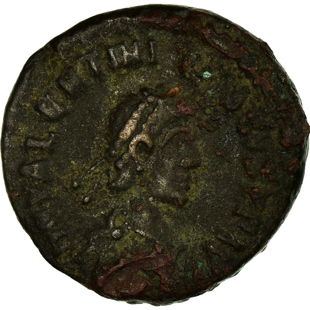 Münze, Valentinian II, Reduced follis, 384-387, Siscia, SS, Bronze, RIC:39