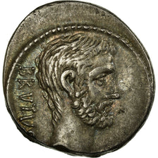 Moneta, Junia, Denarius, 54 BC, Rome, BB+, Argento, Crawford:433/2