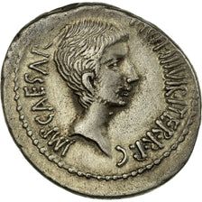 Moneta, Octavian, Denarius, 37 BC, Uncertain Mint, SPL-, Argento, Crawford:538/1
