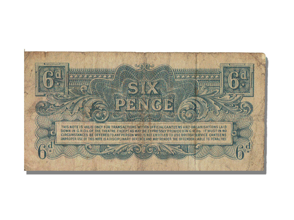 Great Britain, 6 Pence, EF(40-45)