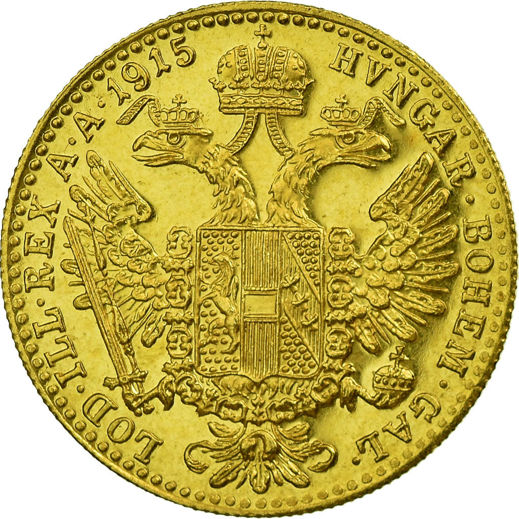 Munten, Oostenrijk, Franz Joseph I, Ducat, 1915, Vienna, Official restrike, PR+