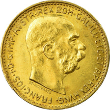 Munten, Oostenrijk, Franz Joseph I, 10 Corona, 1912, PR+, Goud, KM:2816