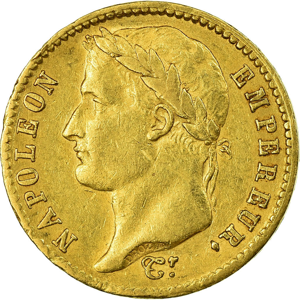 Moneta, Francja, Napoléon I, 20 Francs, 1808, Paris, EF(40-45), Złoto