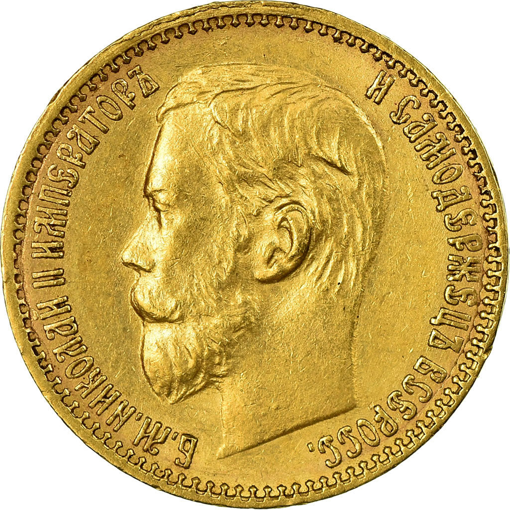 Monnaie, Russie, Nicholas II, 5 Roubles, 1898, St. Petersburg, SUP, Or, KM:62