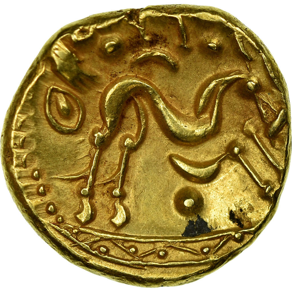Moneta, Ambiani, Stater, SPL-, Oro, Delestrée:240