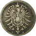 Moneta, GERMANIA - IMPERO, Wilhelm I, Mark, 1881, Muldenhütten, MB, Argento
