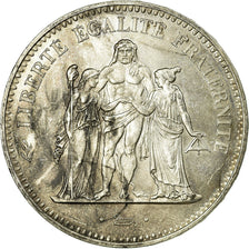 Münze, Frankreich, Hercule, 50 Francs, 1974, Hybrid issue, SS+, Silber