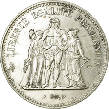 Münze, Frankreich, Hercule, 50 Francs, 1974, Hybrid issue, VZ, Silber