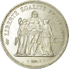 Munten, Frankrijk, Hercule, 50 Francs, 1974, Hybrid issue, PR, Zilver, KM:941.2