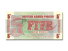 5 New Pence Type British Armed Forces 6th Serie