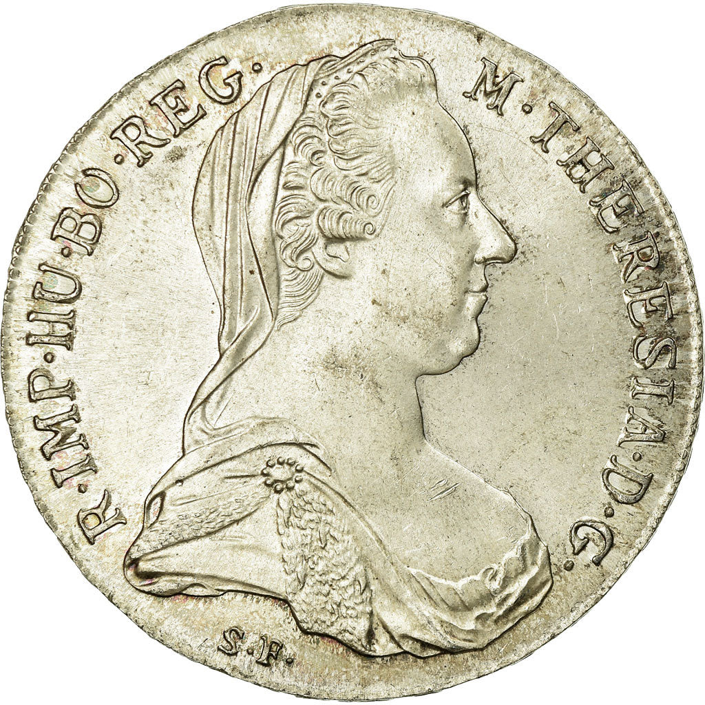 Moneta, Austria, Joseph II, Thaler, 1780, Official restrike, SPL, Argento, KM:T1