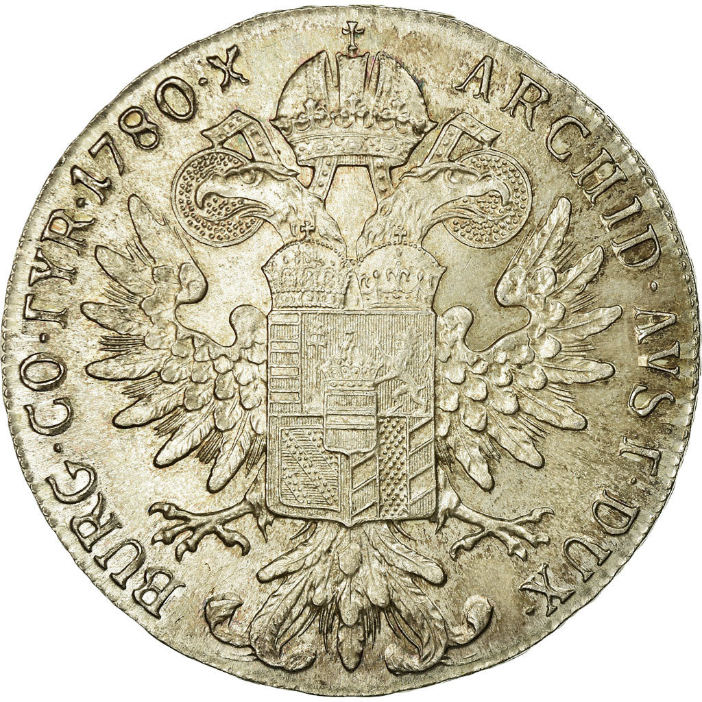 Moneta, Austria, Joseph II, Thaler, 1780, Official restrike, SPL, Argento, KM:T1