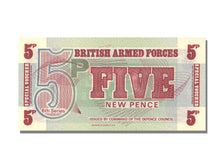 5 New Pence Type British Armed Forces 6th Serie