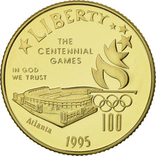 Moneta, Stati Uniti, 1996 Olympic Games, $5, Half Eagle, 1995, U.S. Mint, West