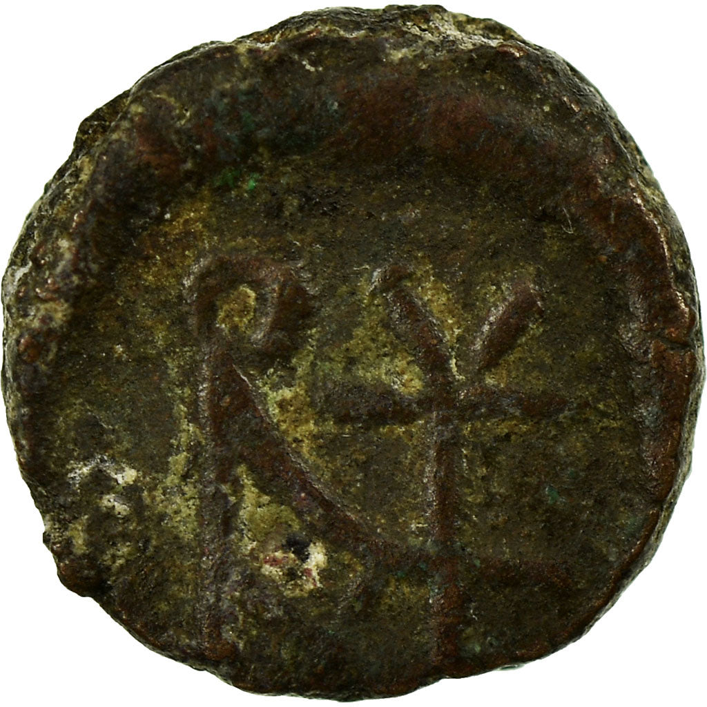 Moneta, Anastasius I, Nummus, 491-498, Constantinople, Rare, BB, Rame, Sear:13