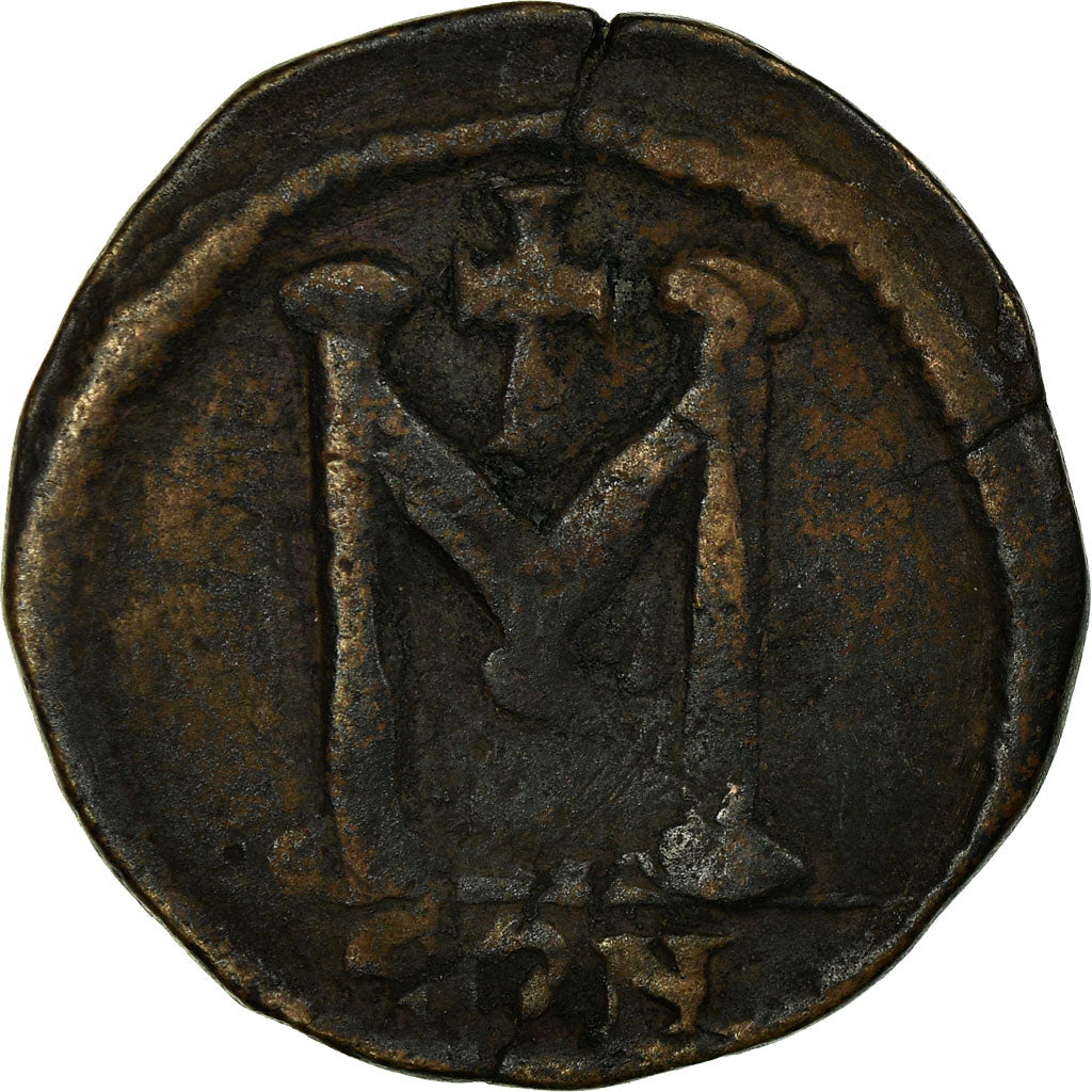 Moeda, Anastasius I, Follis, 498-507, Constantinople, VF(20-25), Cobre, Sear:14