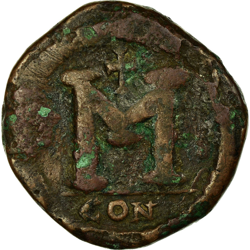 Moneta, Anastasius I, Follis, 498-507, Constantinople, VF(20-25), Miedź