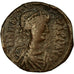 Moneda, Anastasius I, Follis, 498-518, Constantinople, BC+, Cobre, Sear:15