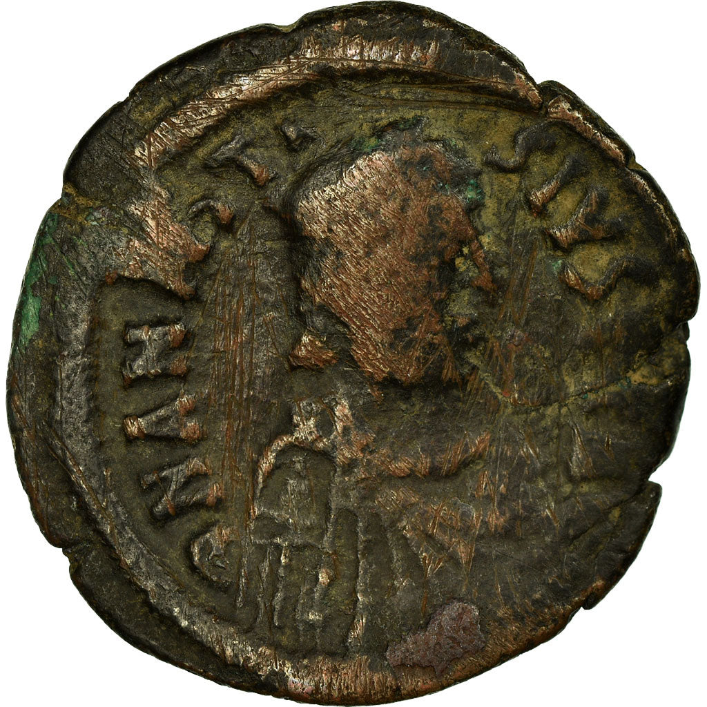 Moneta, Anastasius I, Follis, 512-517, Constantinople, MB+, Rame, Sear:19