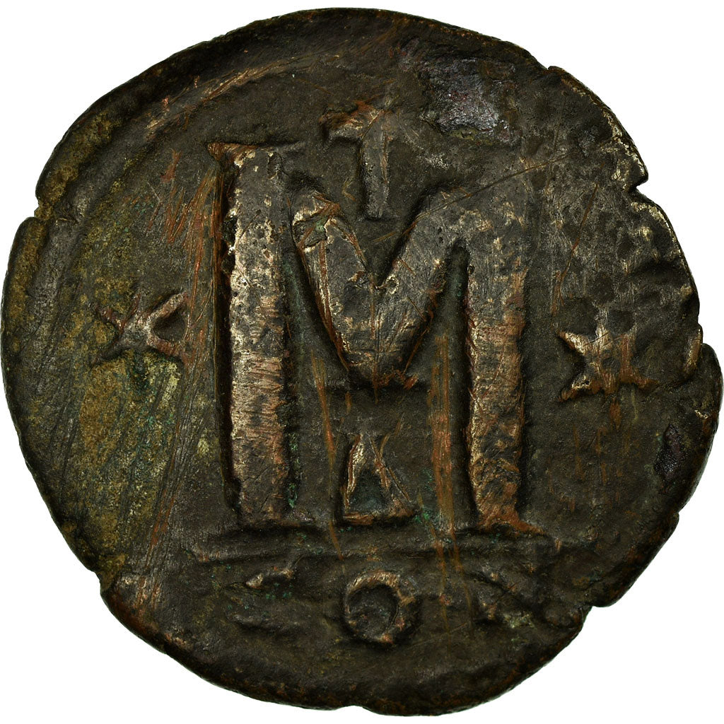 Moneta, Anastasius I, Follis, 512-517, Constantinople, MB+, Rame, Sear:19