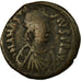 Monnaie, Anastase Ier, Follis, 512-517, Constantinople, TB, Cuivre, Sear:19