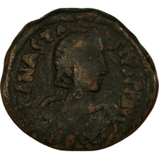 Monnaie, Anastase Ier, Follis, 512-517, Constantinople, TB+, Cuivre, Sear:19