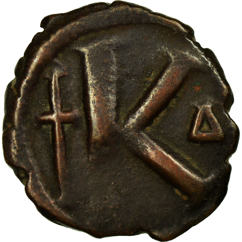 Moneta, Anastasius I, Half Follis, 507-512, Constantinople, MB+, Rame, Sear:25