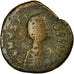Moneta, Justin I, Follis, 518-527, Constantinople, MB, Rame, Sear:62