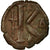 Coin, Justin I, Half Follis, 522-527, Constantinople, VF(30-35), Copper, Sear:69
