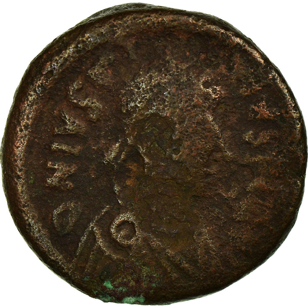 Moneta, Justin I, Pentanummium, 518-527, Constantinople, MB+, Rame, Sear:75