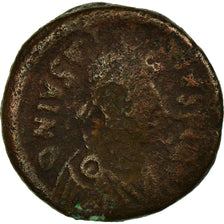 Moneta, Justin I, Pentanummium, 518-527, Constantinople, MB+, Rame, Sear:75