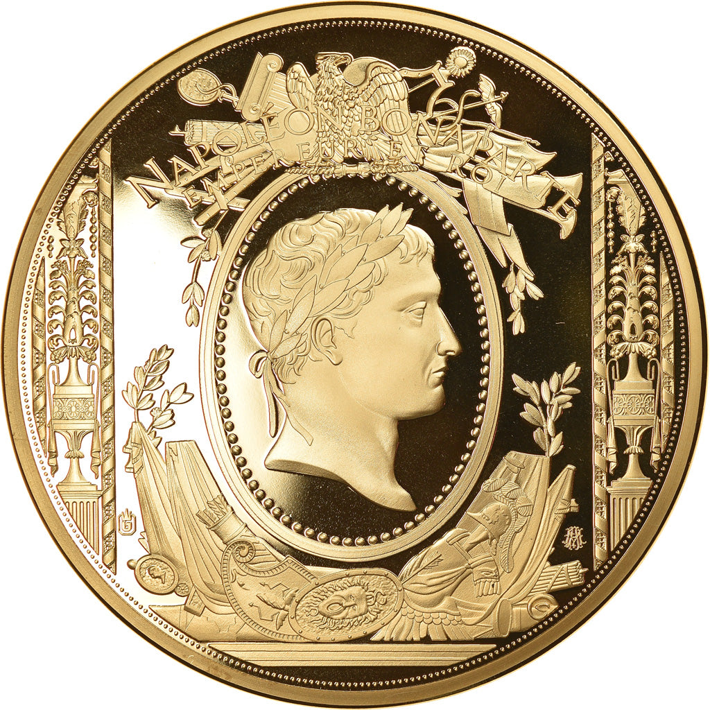 France, Medal, Napoléon Ier, History, MS(65-70), Copper Gilt