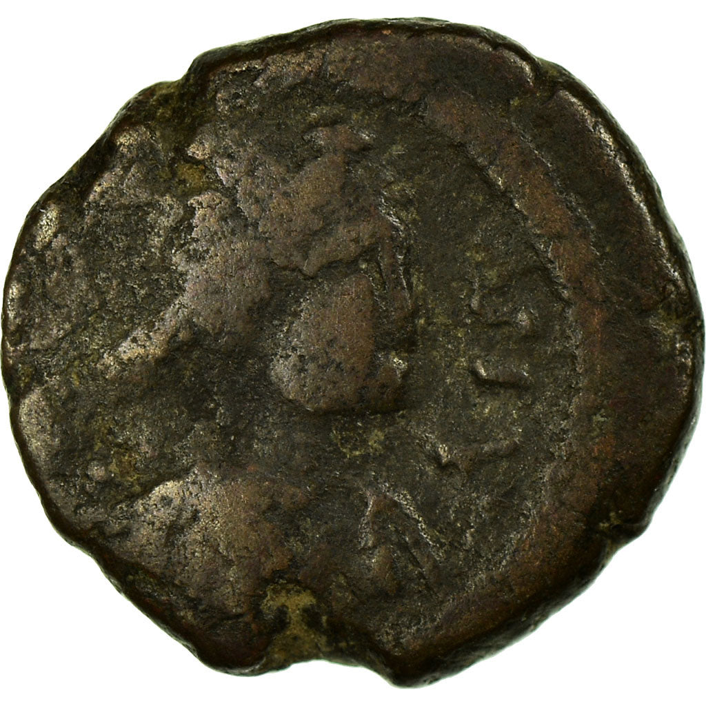 Coin, Justin I, Pentanummium, 518-527, Nicomedia, VF(20-25), Copper, Sear:92