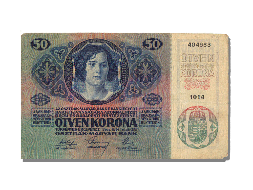 Austria, 50 Kronen, 1914, 1914-01-02, EF(40-45)