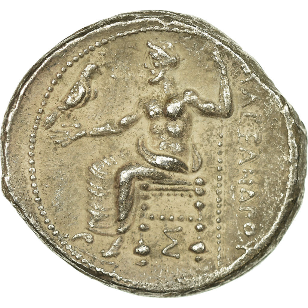 Moeda, Reino da Macedónia, Alexander III, Tetradrachm, 332/1-324/3 BC, Sidon
