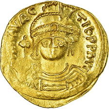 Monnaie, Maurice Tibère, Solidus, 583-601 AD, Constantinople, TTB+, Or