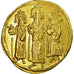 Moneta, Heraclius, Solidus, 638-639, Constantinople, BB+, Oro, Sear:767